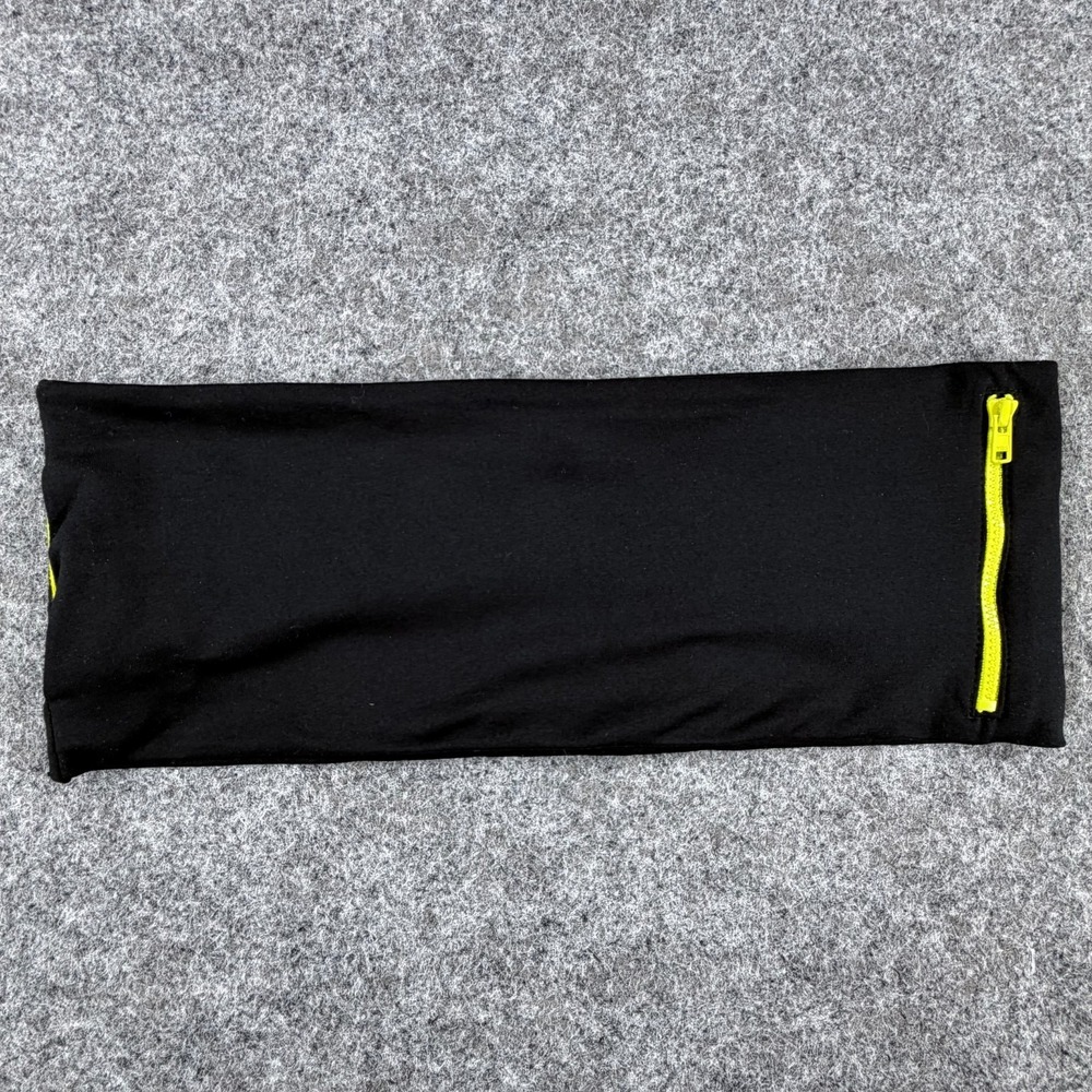 The Tube Running Belt Unisex M/L Black Neon Waist Band Fanny Pack Gym Pouch